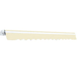 Folding Awning Manual Operated 400 cm Cream - Side View