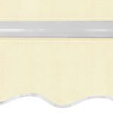 Folding Awning Manual Operated 400 cm Cream
