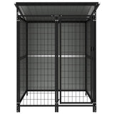 Outdoor Dog Kennel 133x133x163 cm - Front View
