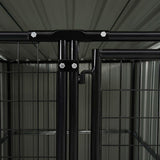 Outdoor Dog Kennel 133x133x163 cm