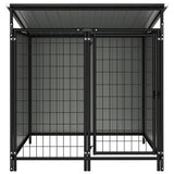 Outdoor Dog Kennel 133x133x113 cm - Front View