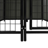 Outdoor Dog Kennel 193x133x113 cm - Rear View