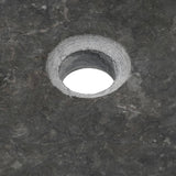Sink 50x35x12 cm Marble Black - Close-Up Angle