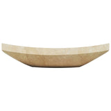 Sink 50x35x12 cm Marble Cream - Side View