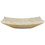 Sink 50x35x12 cm Marble Cream - Top-Down View