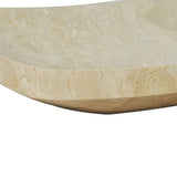 Sink 50x35x12 cm Marble Cream - Rear View