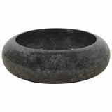 Sink 40x12 cm Marble Black - Side View