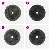 Sink 40x12 cm Marble Black