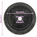 Sink 40x12 cm Marble Black - Extra Image