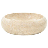 Sink 40x12 cm Marble Cream - Side View