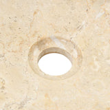 Sink 40x12 cm Marble Cream - Close-Up Angle