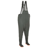 Wading Pants with Boots Green Size 38