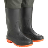 Wading Pants with Boots Green Size 41 - Close-Up Angle