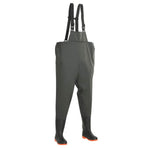Wading Pants with Boots Green Size 42