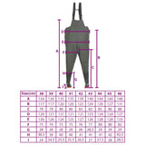 Wading Pants with Boots Green Size 43 - Extra Image