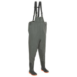 Wading Pants with Boots Green Size 44
