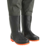 Wading Pants with Boots Green Size 44