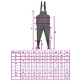 Wading Pants with Boots Green Size 44 - Extra Image