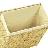 4 Piece Bathroom Set Water Hyacinth - Rear View