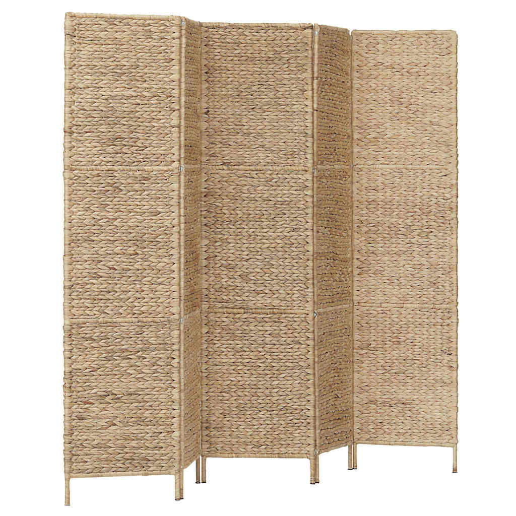 5-Panel Room Divider 193x160 cm Water Hyacinth