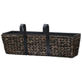 Planters 2 pcs Water Hyacinth Brown - Close-Up Angle