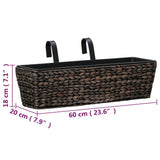 Planters 2 pcs Water Hyacinth Brown - Extra Image