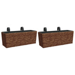 Planters 2 pcs Water Hyacinth Brown