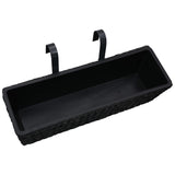 Planters 2 pcs Water Hyacinth Black - Top-Down View