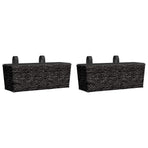 Planters 2 pcs Water Hyacinth Black