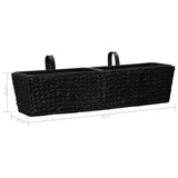 Planters 2 pcs Water Hyacinth Black - Extra Image
