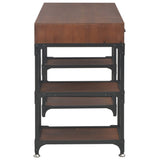 Desk with 3 Drawers 110x50x78 cm Solid Fir Wood - 45-Degree Angle