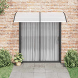 Door Canopy Black 200x100 cm PC - Side View