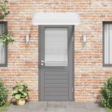 Door Canopy Grey 120x100 cm PC - Side View