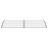 Door Canopy Grey 200x100 cm PC