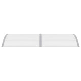 Door Canopy Grey 240x100 cm PC