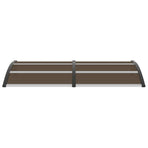 Door Canopy Black 200x100 cm PC
