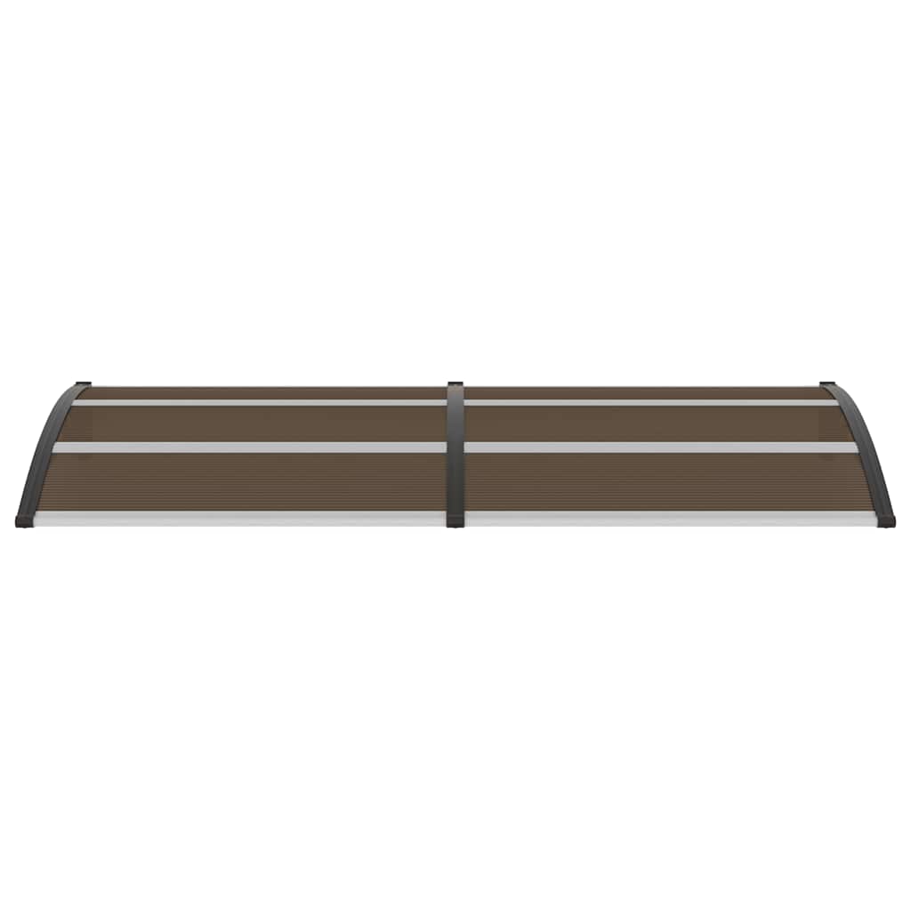 Door Canopy Black 240x100 cm PC