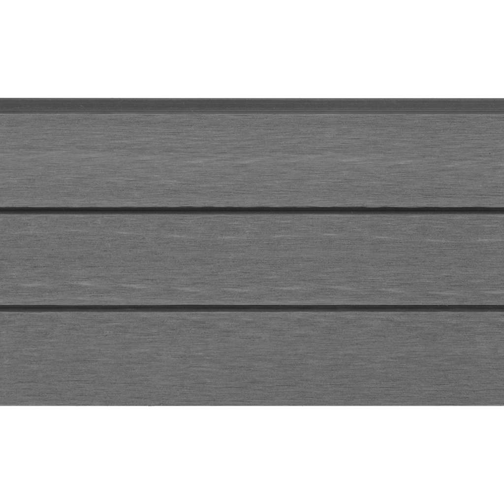 Garden Fence WPC 183x187 cm Grey