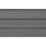 Garden Fence WPC 183x187 cm Grey - Top-Down View