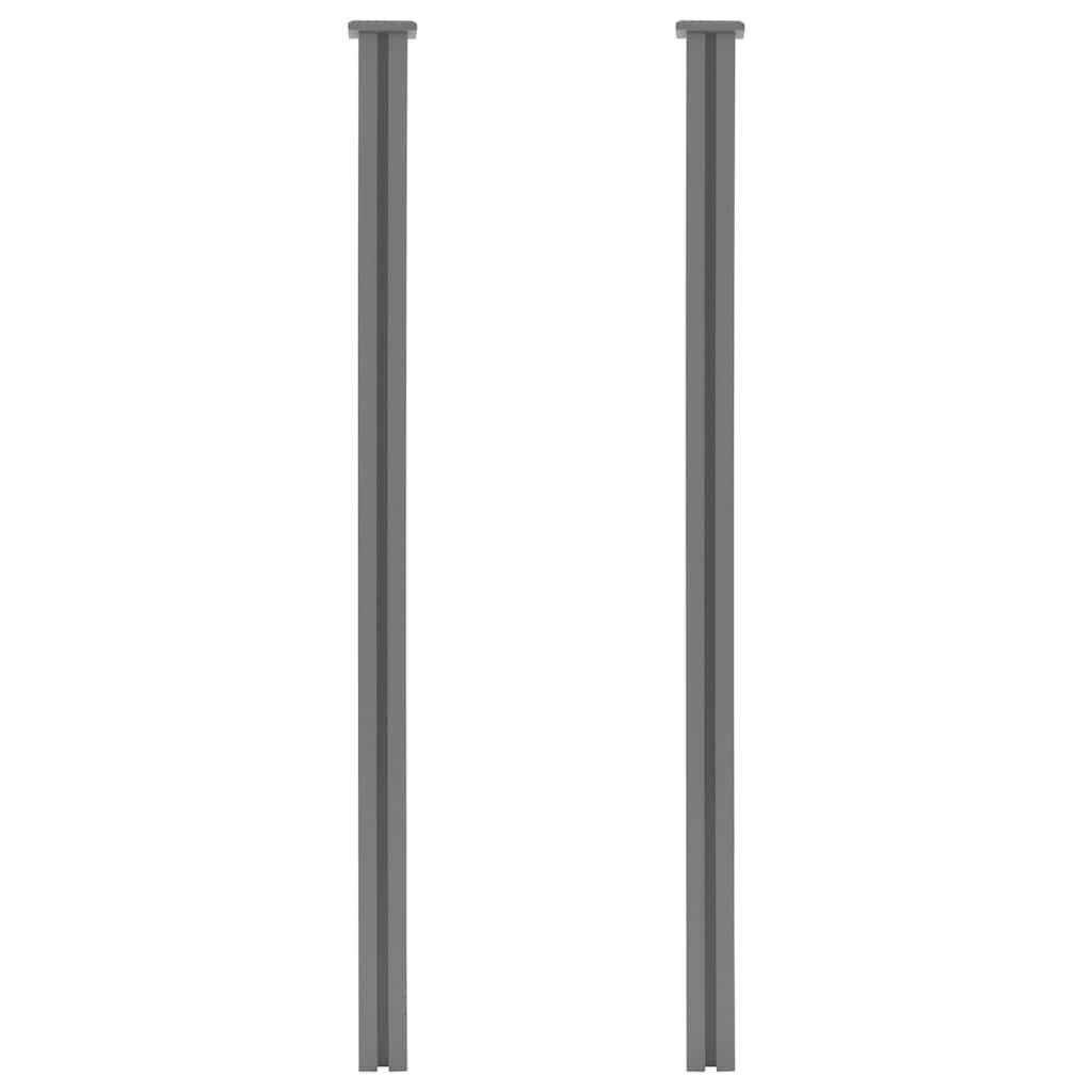 Garden Fence WPC 183x187 cm Grey