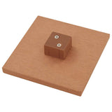 WPC Fence Set 2 Square 357x187 cm Brown - Extra Image