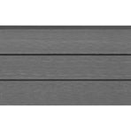 WPC Fence Set 3 Square 531x187 cm Grey