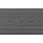 WPC Fence Set 3 Square 531x187 cm Grey