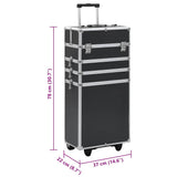 Make-up Trolley Aluminium Black - Extra Image