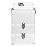 Make-up Case 37x24x40 cm Silver Aluminium - 45-Degree Angle