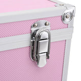 Make-up Case 37x24x40 cm Pink Aluminium - Low Angle