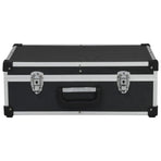 Tool Suitcase 46x33x16 cm Black Aluminium
