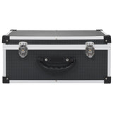 CD Case for 60 CDs Aluminium ABS Black - Side View