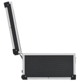 CD Case for 60 CDs Aluminium ABS Black - Rear View