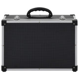 CD Case for 60 CDs Aluminium ABS Black - Close-Up Angle